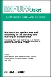 Mathematical Applications and Modelling in the Teaching and Learning of Mathematics